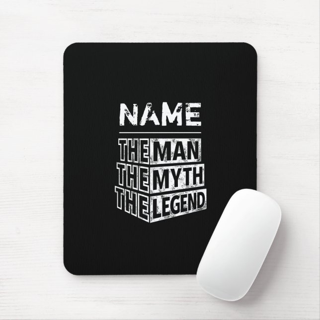 Mousepad Nome Personalizado O Homem O Mito A Legenda (Com mouse)