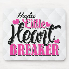 Mousepad Nome Personalizado Pequeno Criador Rosa