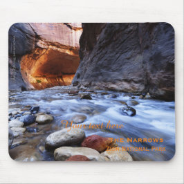 Mousepad Nome Personalizado, Zion National Park, os estreit