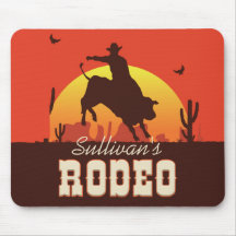 NOME Personalizável Bull - Bull Rider Rodeo Ociden