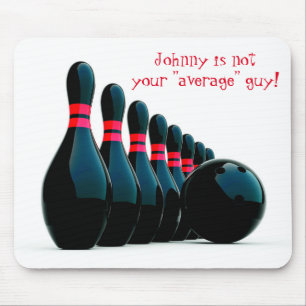 Mousepad Nome Personalizável Divertido Painel do Mouse da B