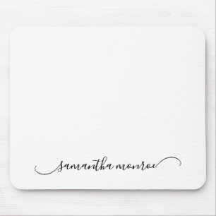 Mousepad Nome Próprio da Assinatura Swash Curva Clássica