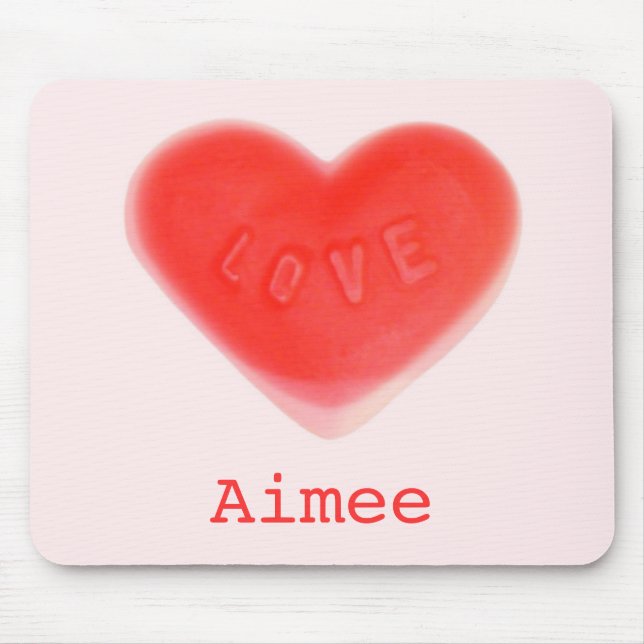 Mousepad 'Nome' Rosa Bonito (Frente)