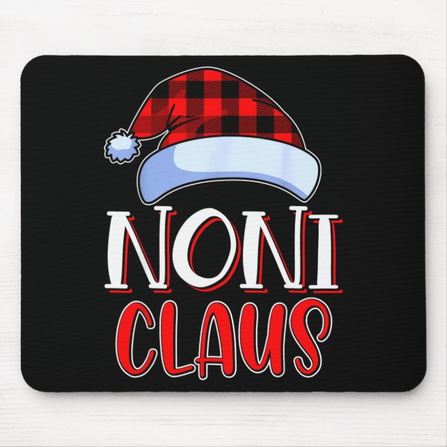 Mousepad Noni Claus Santa Family Matching Christmas Pajamas (Frente)