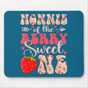 Mousepad Nonnie Do Doce de Morango Um 1º Aniversário Morang