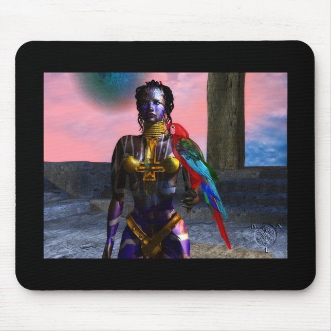MOUSEPAD NORA CYBER WARRIOR (Frente)