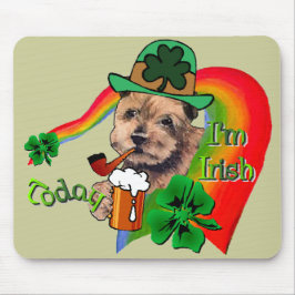 Mousepad Norfolk Terrier Rua. Dia de Patrick