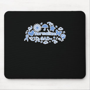 Mousepad Normalize o adesivo Gad (azul)