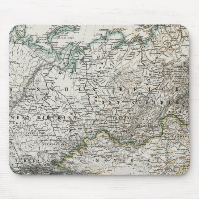 Mousepad Norte e Ásia Central (Frente)