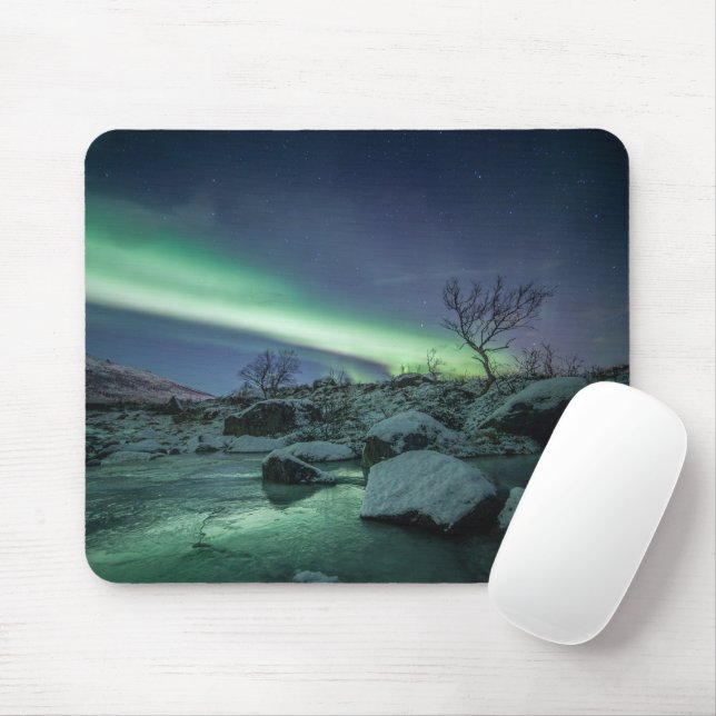 Mousepad Norte Lights Noruega (Com mouse)