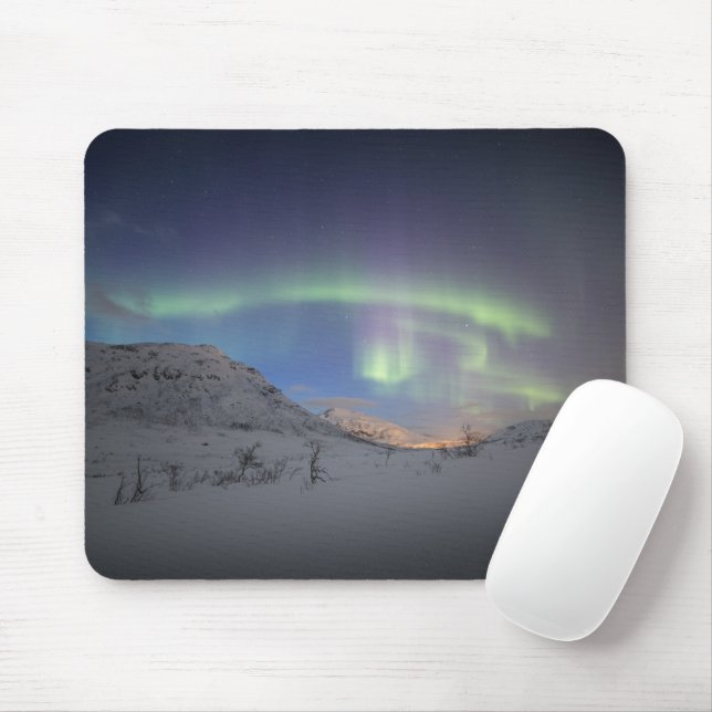 Mousepad Norte Lights Noruega (Com mouse)
