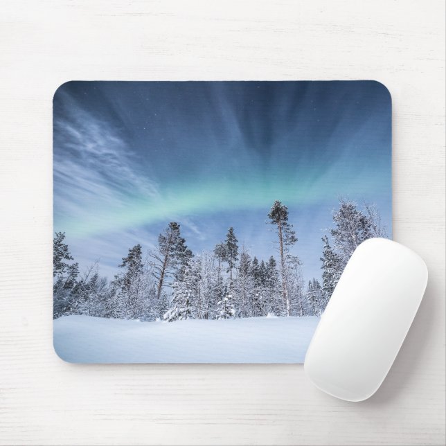 Mousepad Norte Lights Noruega (Com mouse)