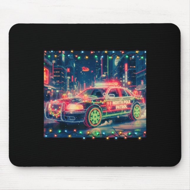 Mousepad North Le Patrol Christmas Car Tee  (Frente)