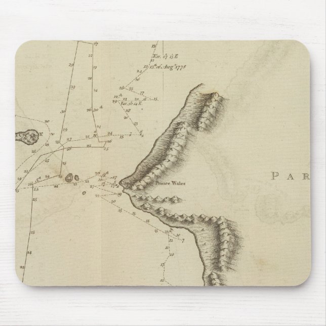 Mousepad Norton Sound, Estreito de Bherings, Alasca (Frente)