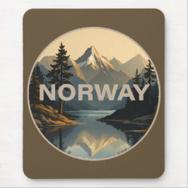 Mousepad Noruega Escandinávia Europa