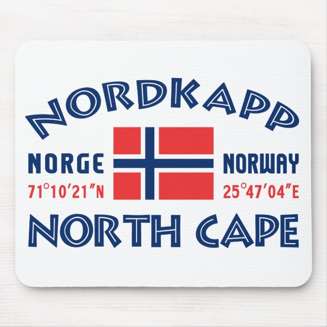 Mousepad Noruega NORDKAPP (Frente)