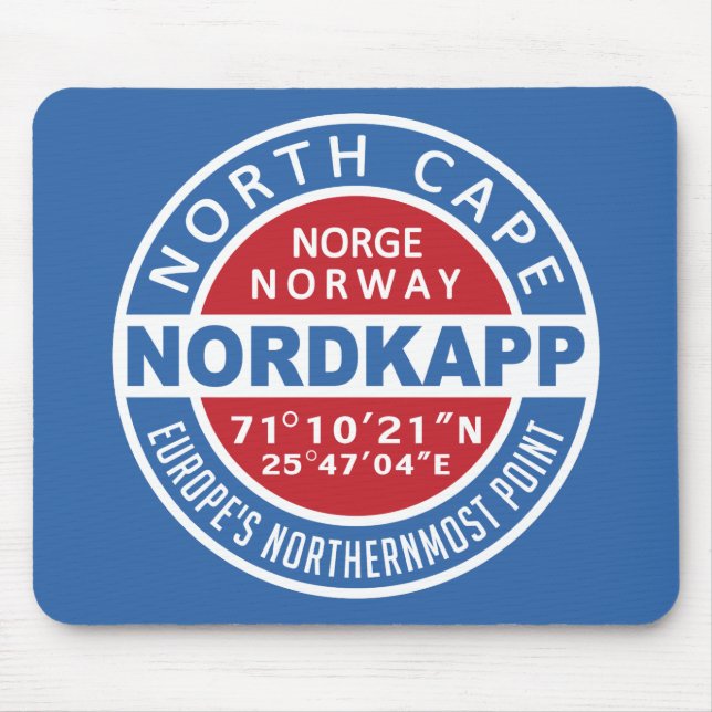 Mousepad Noruega NORDKAPP (Frente)
