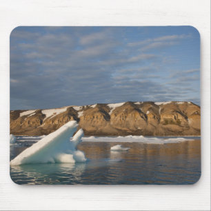Mousepad Noruega, Svalbard, Ilha Spitsbergen, Pôr do sol