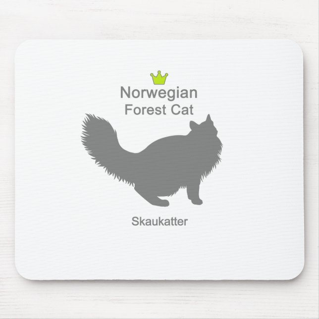 Mousepad Norwegian Forest Cat g5 (Frente)