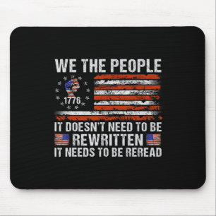 Mousepad Nós, A Bandeira Americana Pessoas Patriótica 1776,