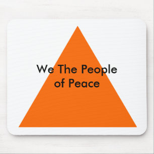 Mousepad Nós, as Pessoas da Paz, o MUSEU Zazzle dá presente