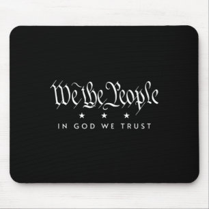 Mousepad Nós As Pessoas Em Deus Nós Confiamos No Patrimônio