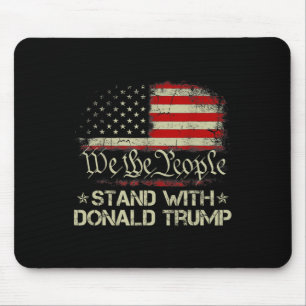 Mousepad Nós As Pessoas Estamos Com Donald Trump 2024 Ameri