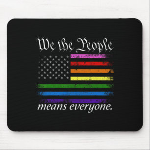 Mousepad Nós, As Pessoas, Significa Que Todos Usa Igualdade