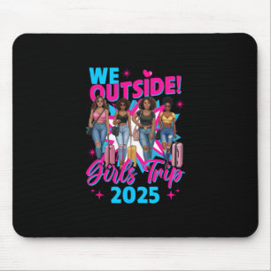 Mousepad Nós Fora Viagem de Meninas 2025 Meninas Afro Mulhe