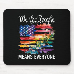 Mousepad Nós, o Povo, Significa Todos Arco-Íris Lgbt Gay Le