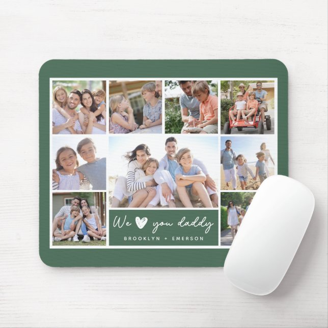 Mousepad Nós personalidade você Pai Colagem de Fotos (Com mouse)