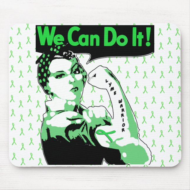 Mousepad "Nós Podemos" de conscientização da doenç (Frente)