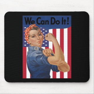 Mousepad Nós Podemos Fazer Isso Rosie A Bandeira Feminista 