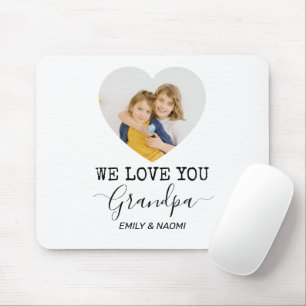 Mousepad Nós Te Amo Vovô Pad personalizado do mouse