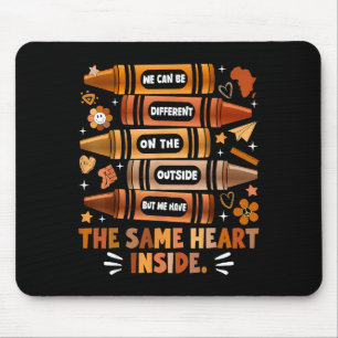 Mousepad Nós Temos o Mesmo Coração Mês da História Negra Af