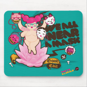 Mousepad Nós todos vestimos uma máscara