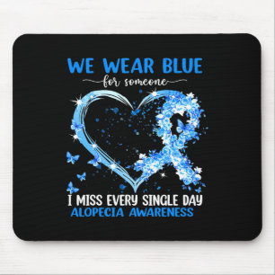 Mousepad Nós Vestimos Cor-De-Rosa Para A Alopecia Sensibili