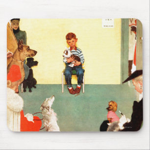 Mousepad Nos veterinários por Norman Rockwell