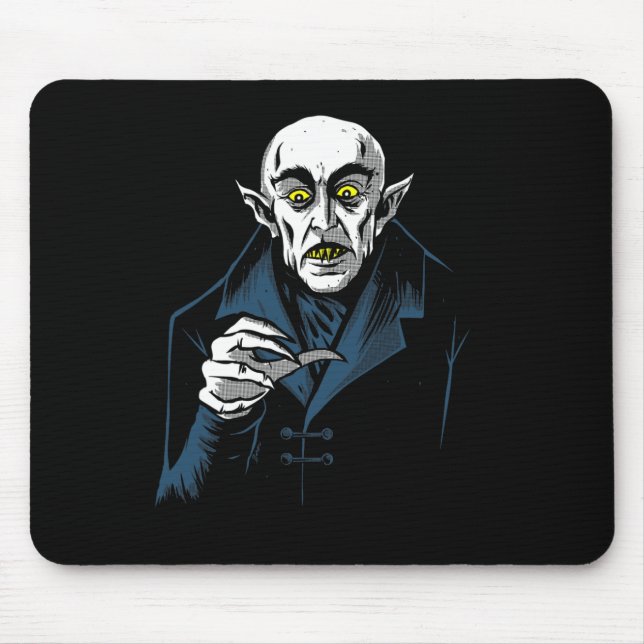 Mousepad Nosferatu Halloween Vampire Horror Dracula (Frente)