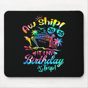 Mousepad Nossa Barco É Meu Aniversário Viagem Cruzeiro 2025