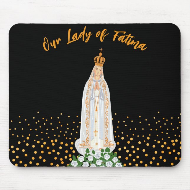 Mousepad Nossa Senhora da Procissão Fátima de Velas (Frente)
