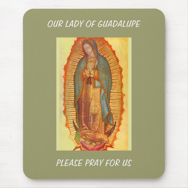 MOUSEPAD NOSSA SENHORA DE GUADALUPE REZA POR NÓS (Frente)