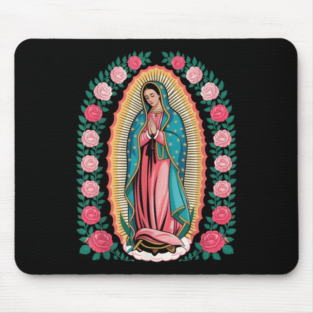 Mousepad Nossa Senhora De Guadalupe Sant Mary Impressão de  (Frente)