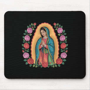 Mousepad Nossa Senhora De Guadalupe Sant Mary Impressão Tra