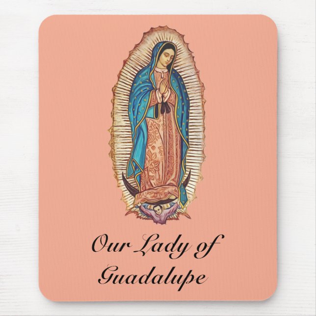 Mousepad Nossa Senhora de Guadalupe Tilma Milagrosa Arte Fi (Frente)