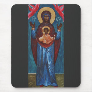 Mousepad Nossa Senhora do Sinal Impressão de Arte Luz Etern