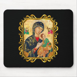 Mousepad Nossa Senhora Perpétua Ajuda Abençoou A Mãe Mary C