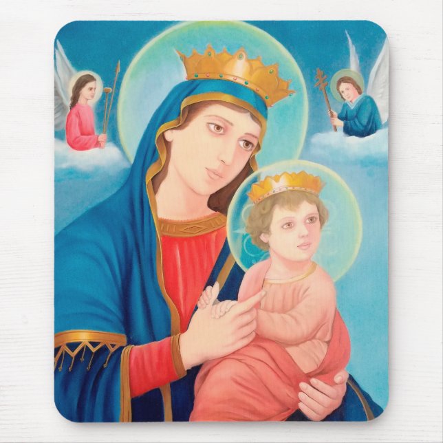 Mousepad Nossa Senhora Perpétua Ajuda Católica (Frente)