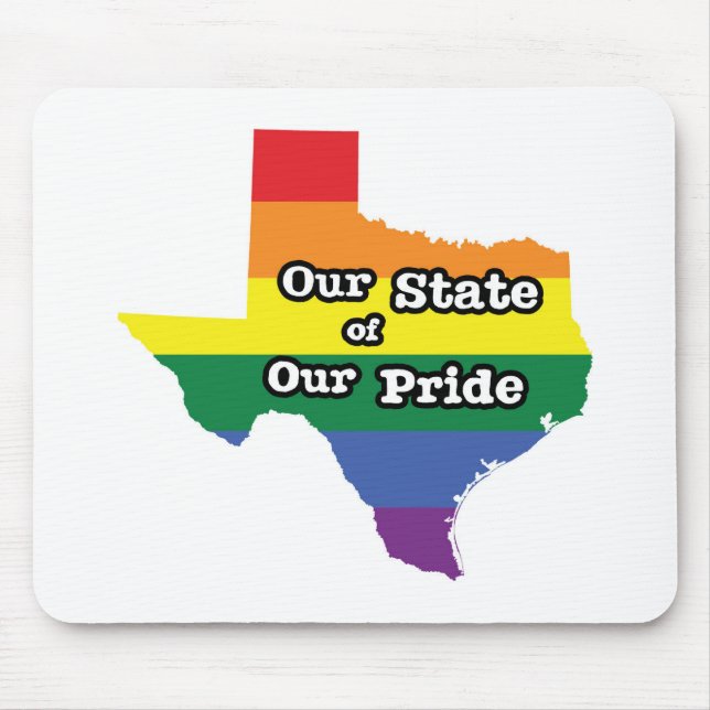 Mousepad Nosso Estado de Orgulho | Texas (Frente)