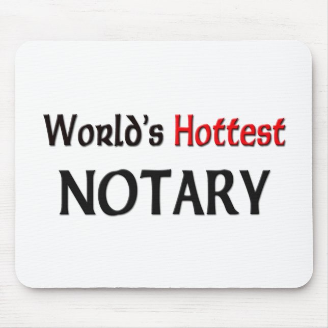Mousepad Notário mais quente do mundo (Frente)
